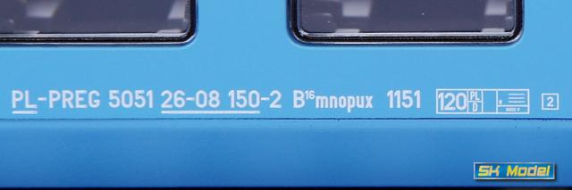 Wagon osobowy 2 kl B<sup>16</sup>mnopux (Piko 97037)